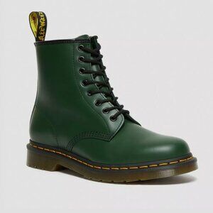 COPY - Dr Martens NEW 1460 Smooth Leather Lace Up Boots - Green - US 9M EU 42